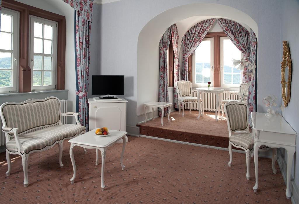 Schlosshotel Hirschhorn Værelse billede